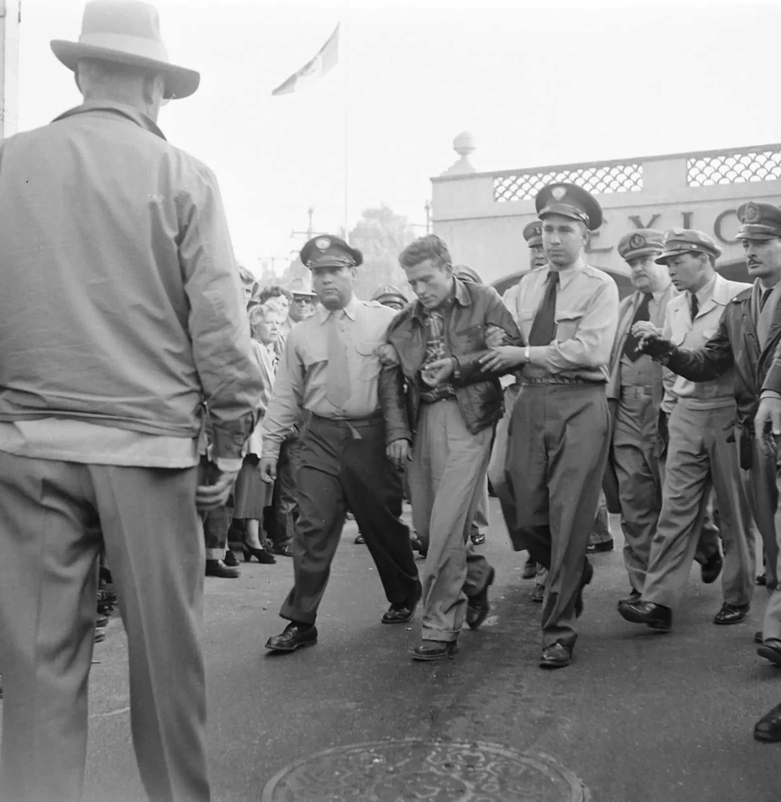 <b>Not originally published in LIFE.</b> In Tijuana, Mexico, spree killer William Cook is sent back to the United States after capture, January 1951.